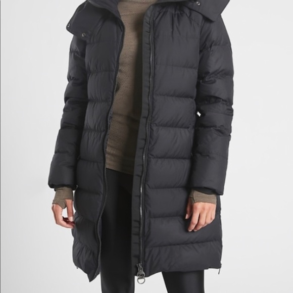Athleta Jackets & Blazers - LN Athleta Downtown Parka Puffer coat black medium winter